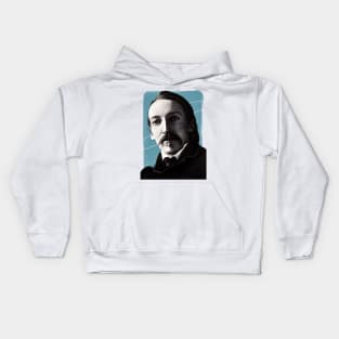 Scottish novelist Robert Louis Stevenson illustration Kids Hoodie